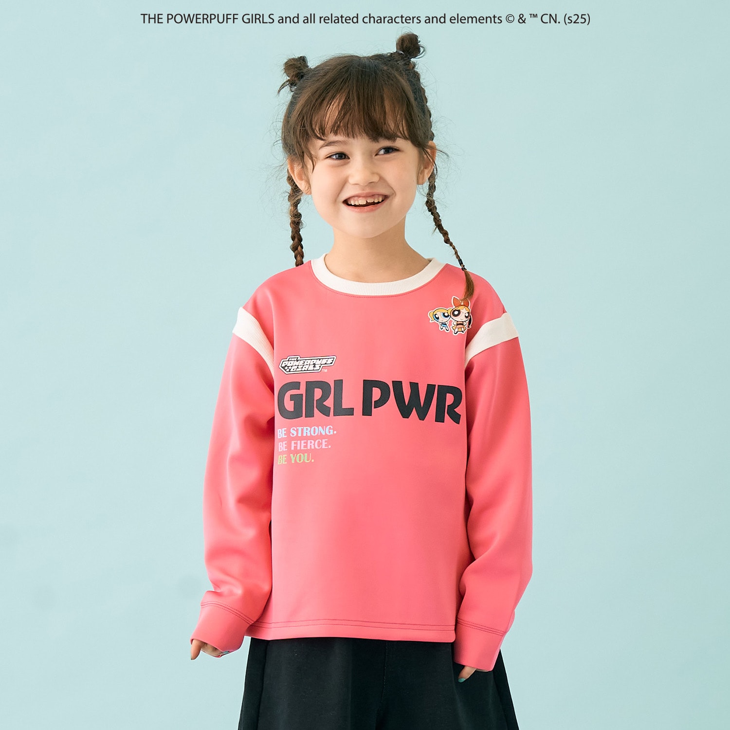 【防汚加工】【パワーパフ ガールズ】ポンチロゴクルー