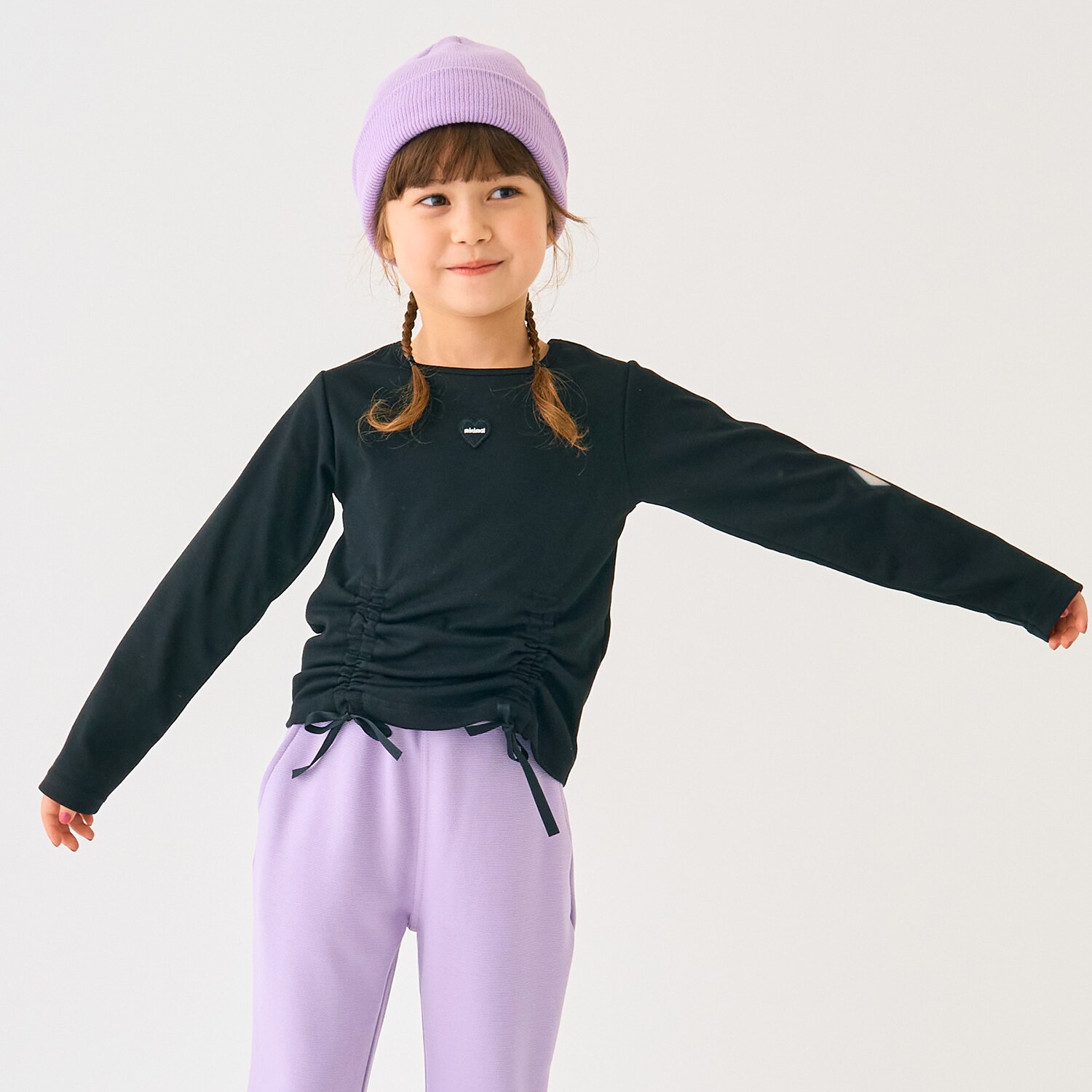 【ストロベリーキャンドル】Lija ホワイト 長袖 Tシャツ M ROCK ONロングTシャツ 爆烈爛漫娘 RMLT-329 和柄 和風 エフ商会