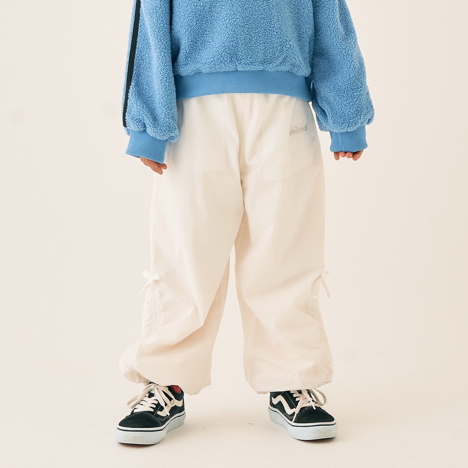 裏フリースドロストナイロンパンツ