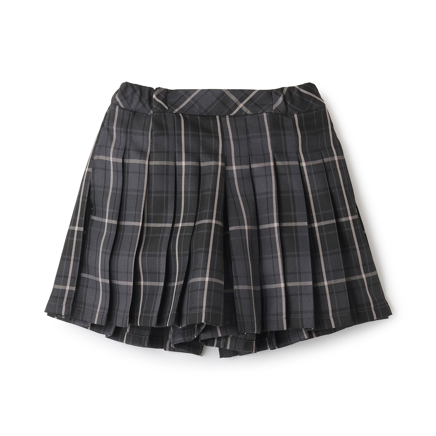 T/Rチェックプリーツキュロット