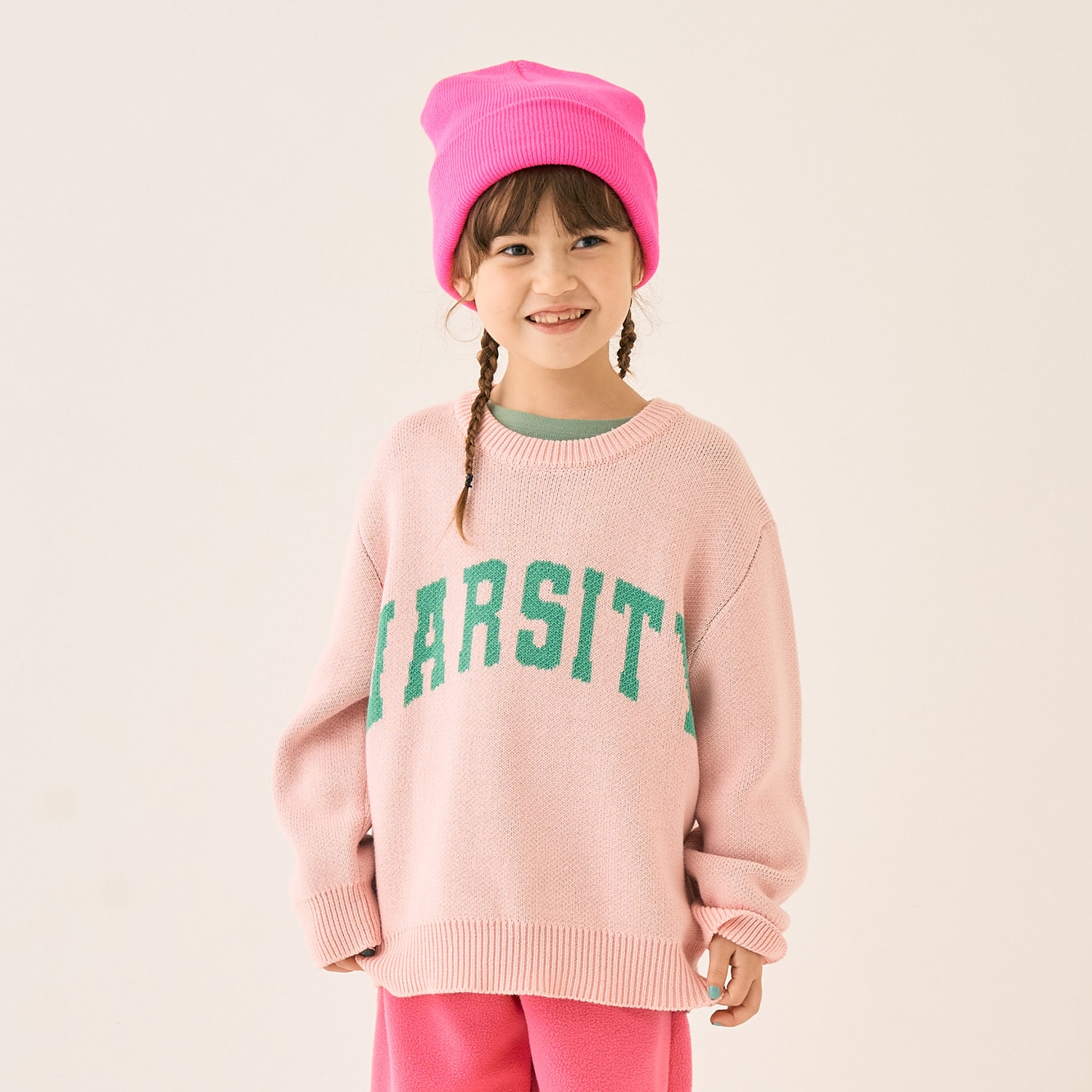 【マシンウォッシャブル】ロゴニット