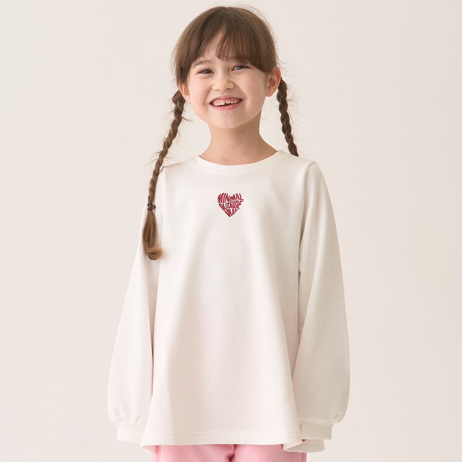 裏毛Aラインワンポイントプロオーバー