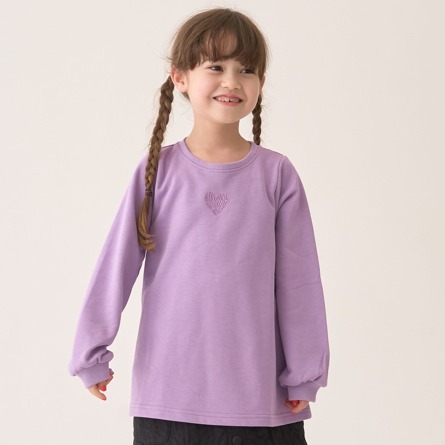 裏毛Aラインワンポイントプロオーバー