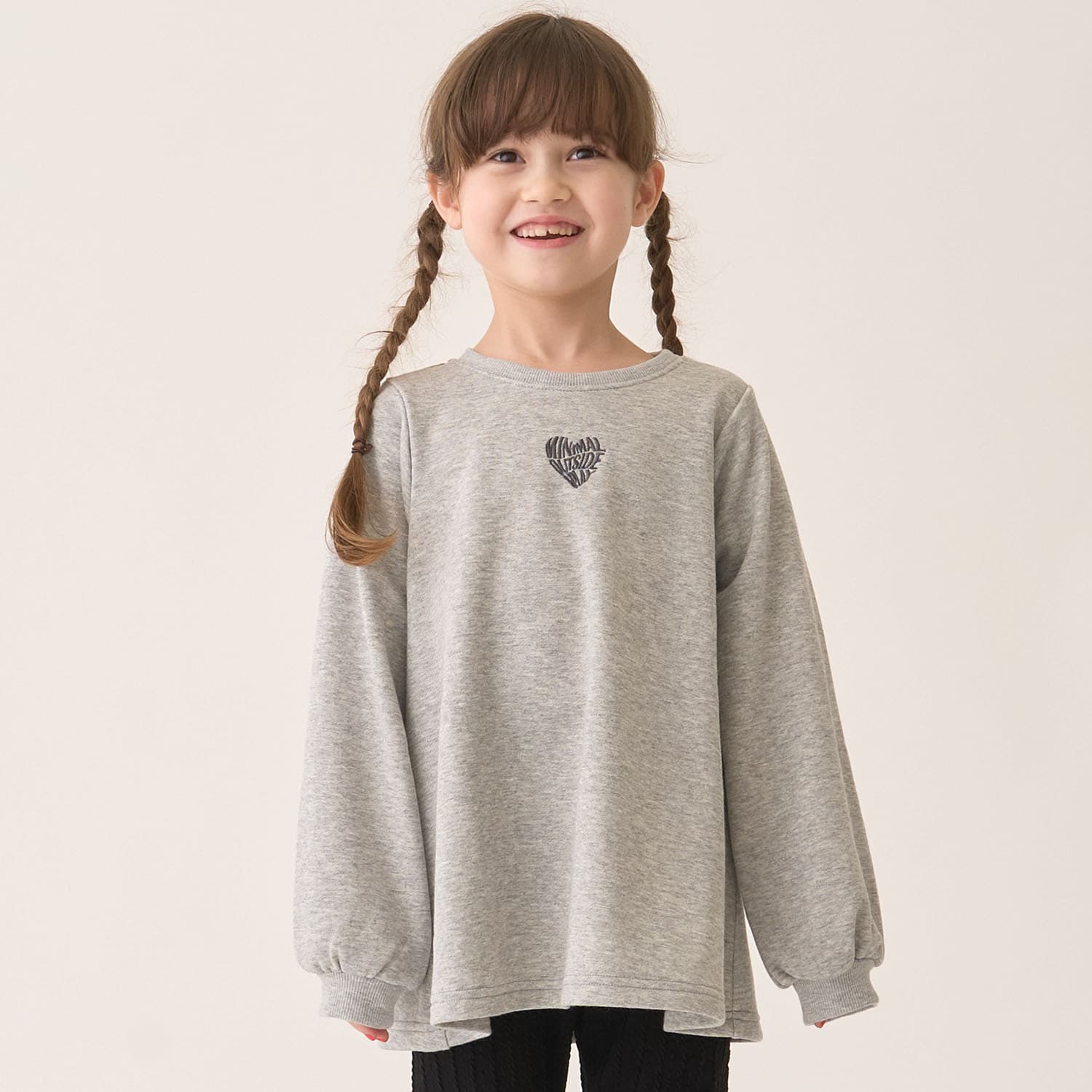 裏毛Aラインワンポイントプロオーバー