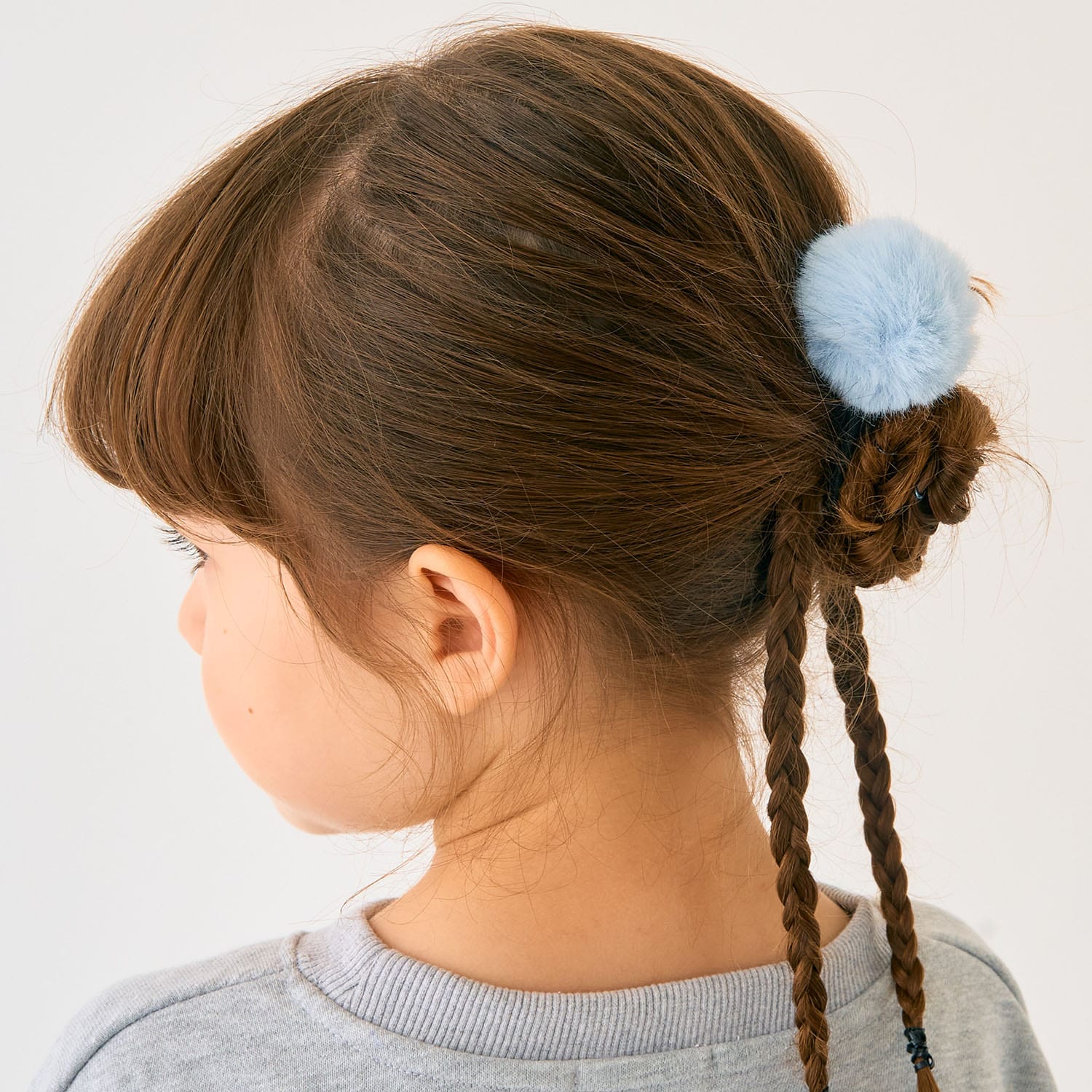 フェイクファーポニー