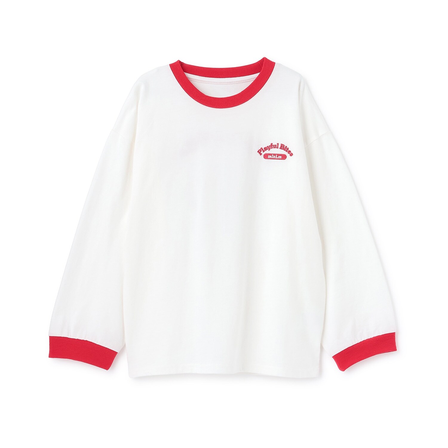 バックイラスト長袖Tシャツ