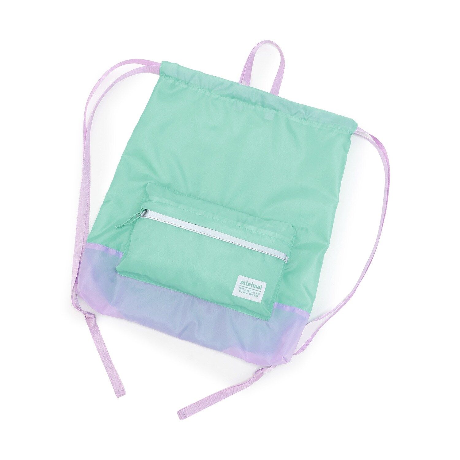 【DailyME/撥水】体操着・ランドセルの上から背負えるナップサック