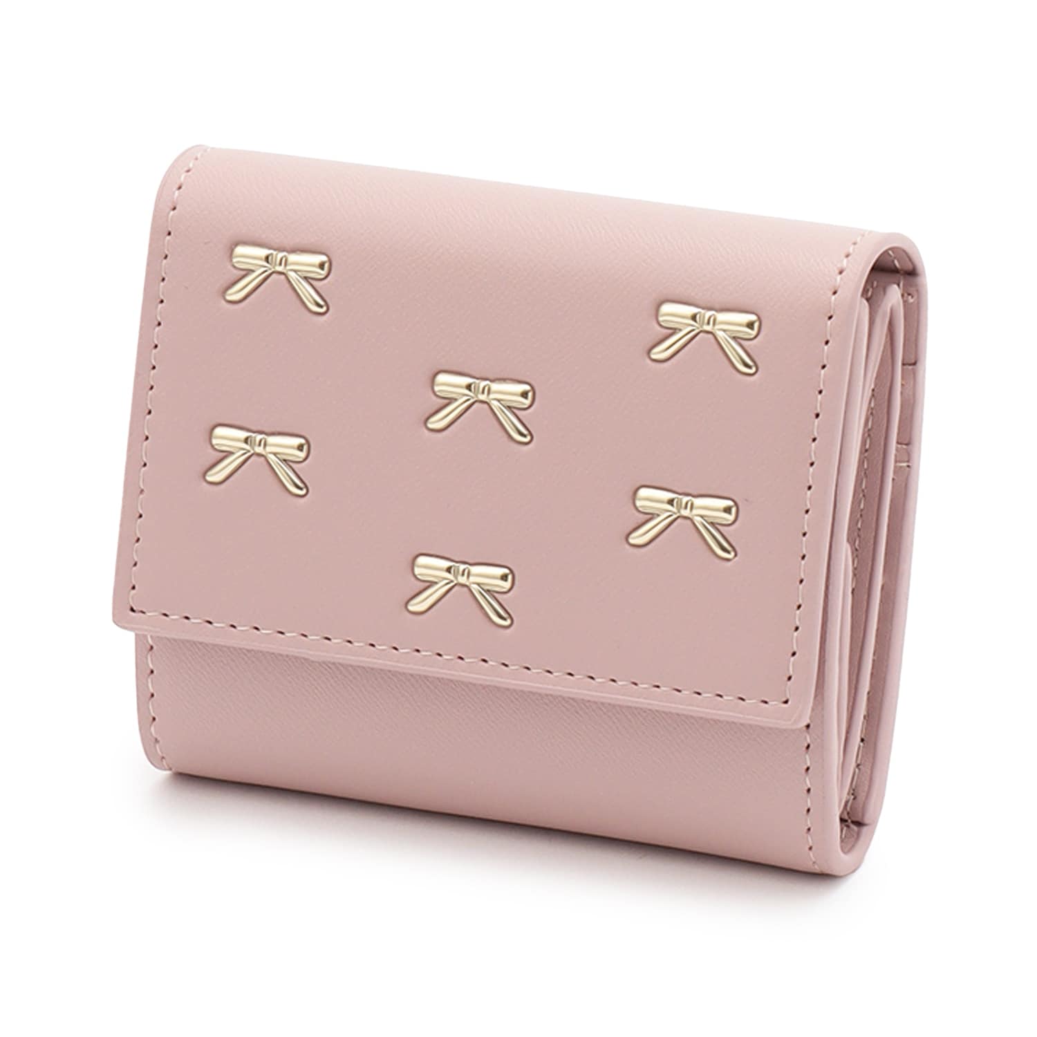 リボンボックスコイン三つ折り財布