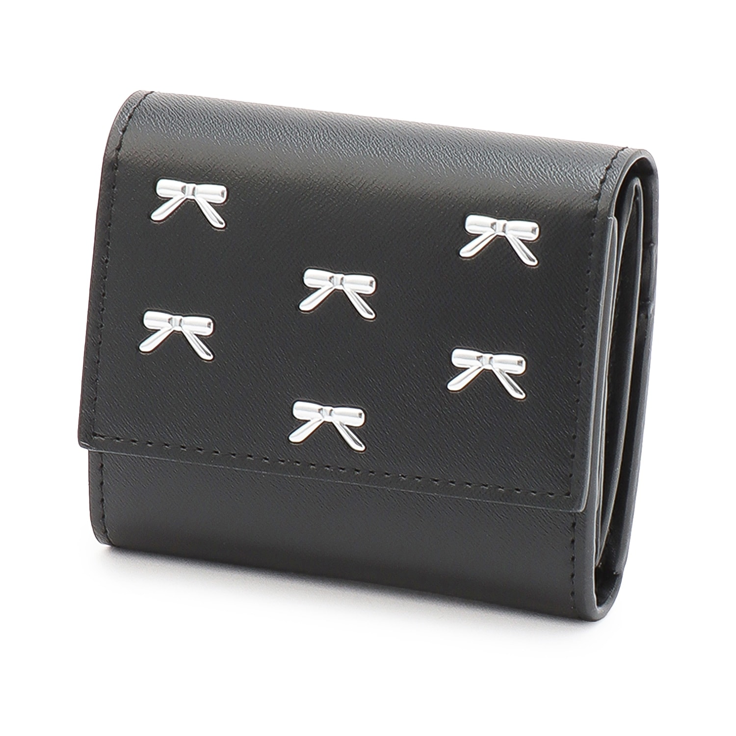 リボンボックスコイン三つ折り財布