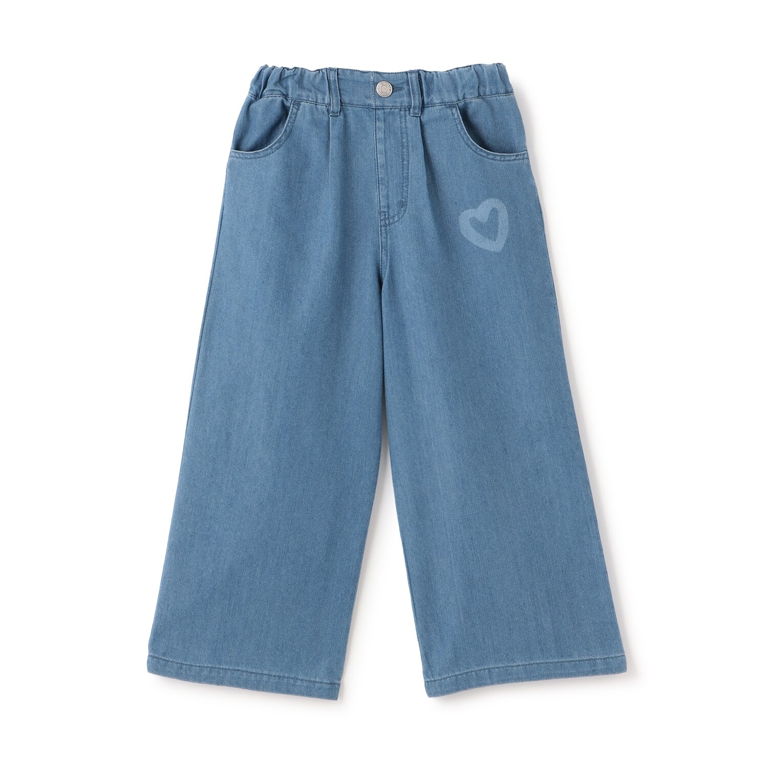 【接触冷感】グラフィックアソートデニムワイドパンツ