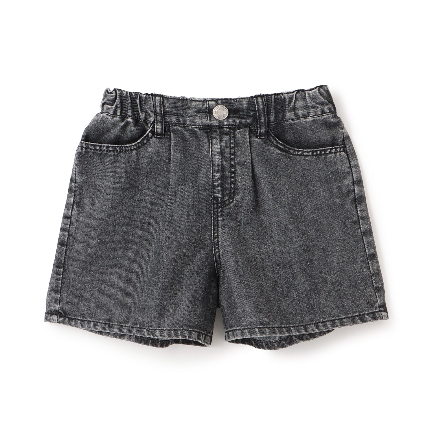 【接触冷感】ハートスプレーデニムショートパンツ