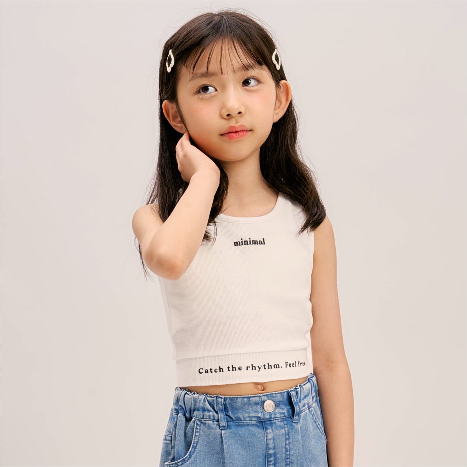 【吸水速乾】【サラサラプラス】安心クロップドタンクトップ