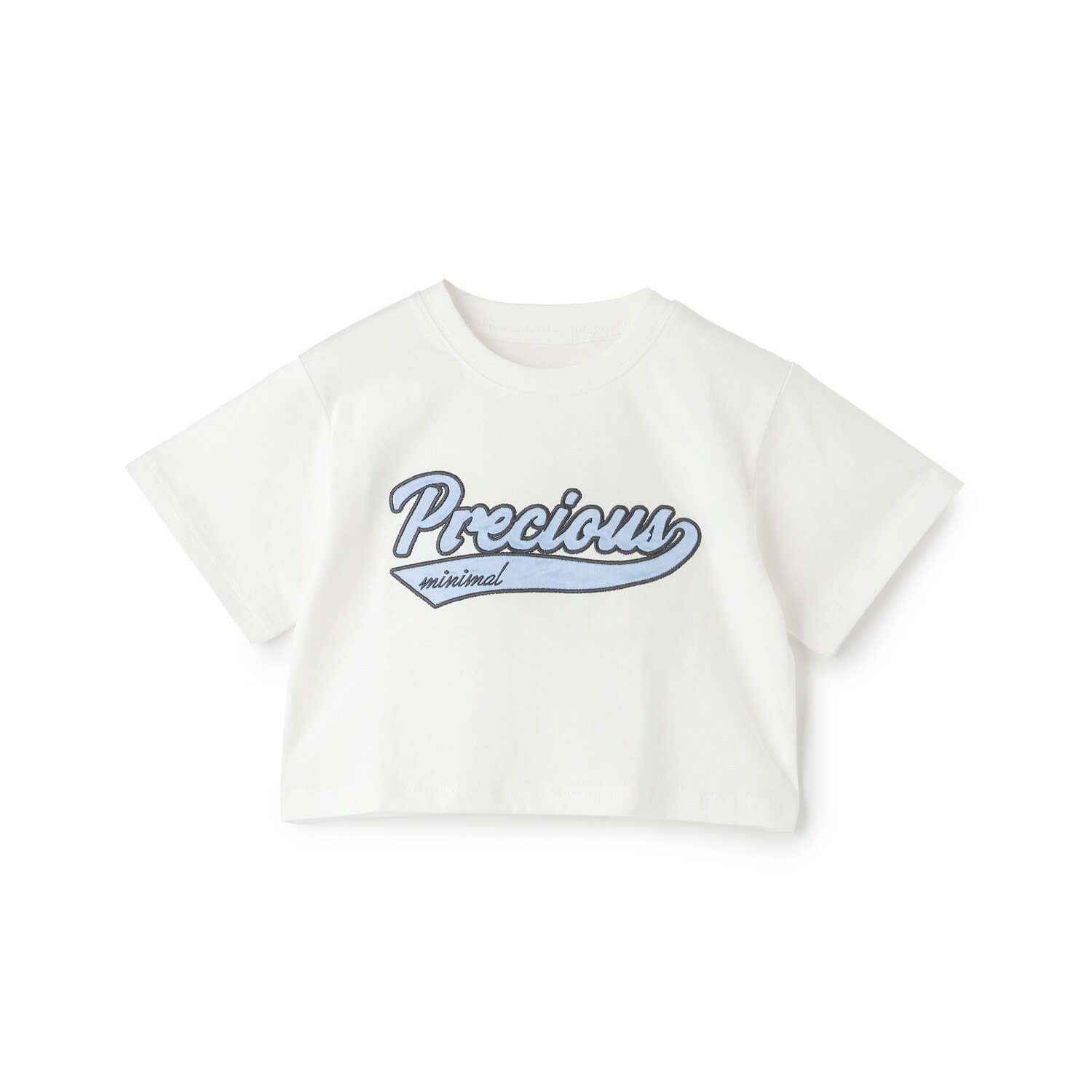 【綿100%】ロゴアソートクロップド半袖Tシャツ