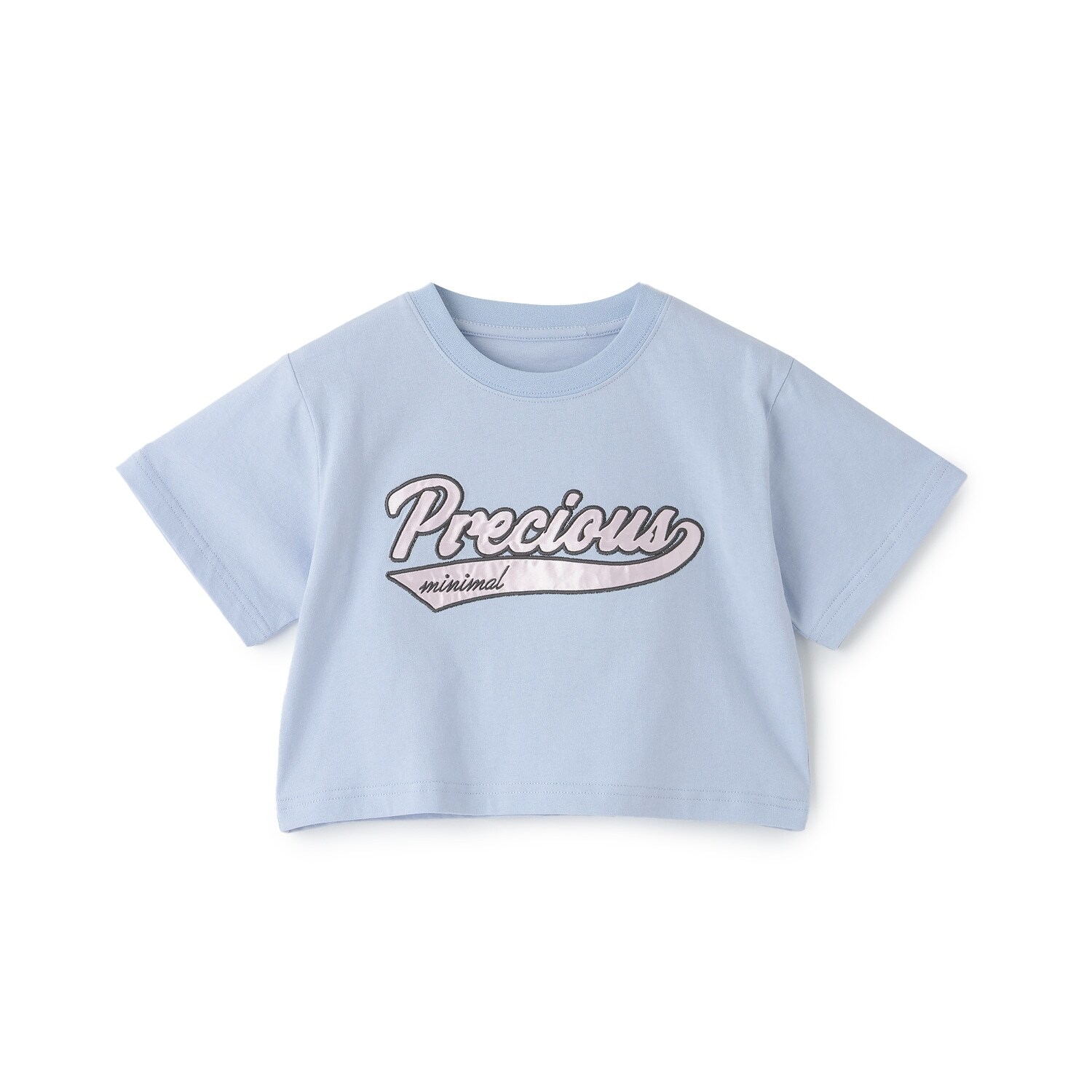 【綿100%】ロゴアソートクロップド半袖Tシャツ