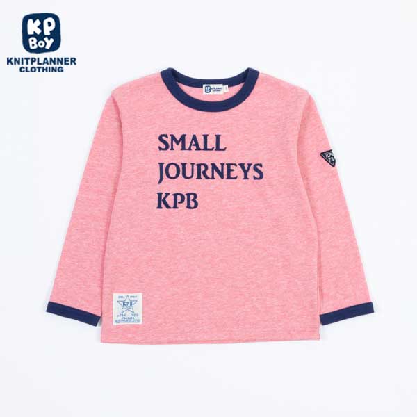 ロゴ刺しゅうのシンガー長袖Tシャツ(140～160)