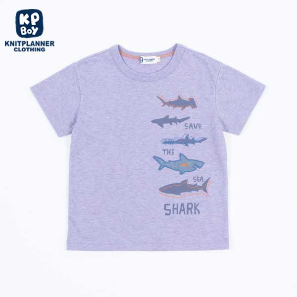 サメモチーフの半袖Tシャツ(140～150)