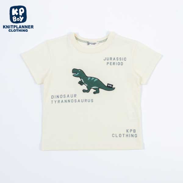 恐竜メッシュモチーフ半袖Tシャツ(140～150)