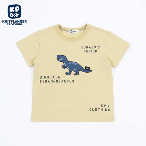 恐竜メッシュモチーフ半袖Tシャツ(140～150)