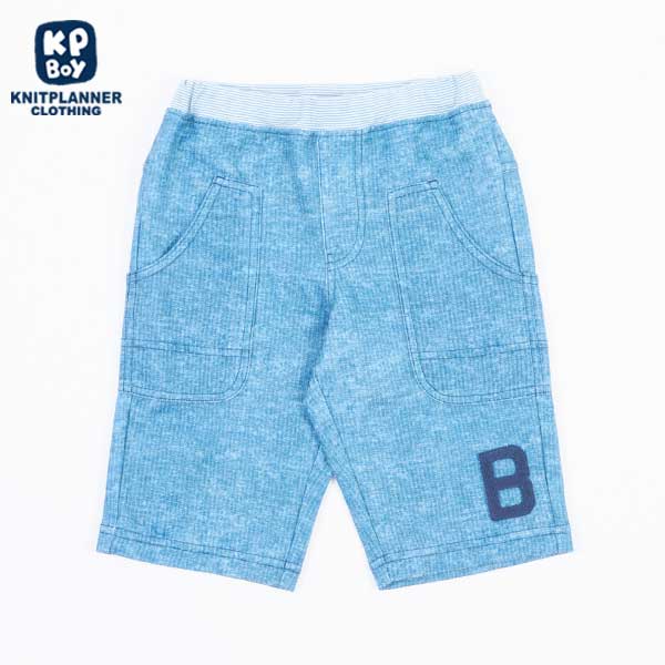 デニム風ドライメッシュハーフパンツ(140~160)