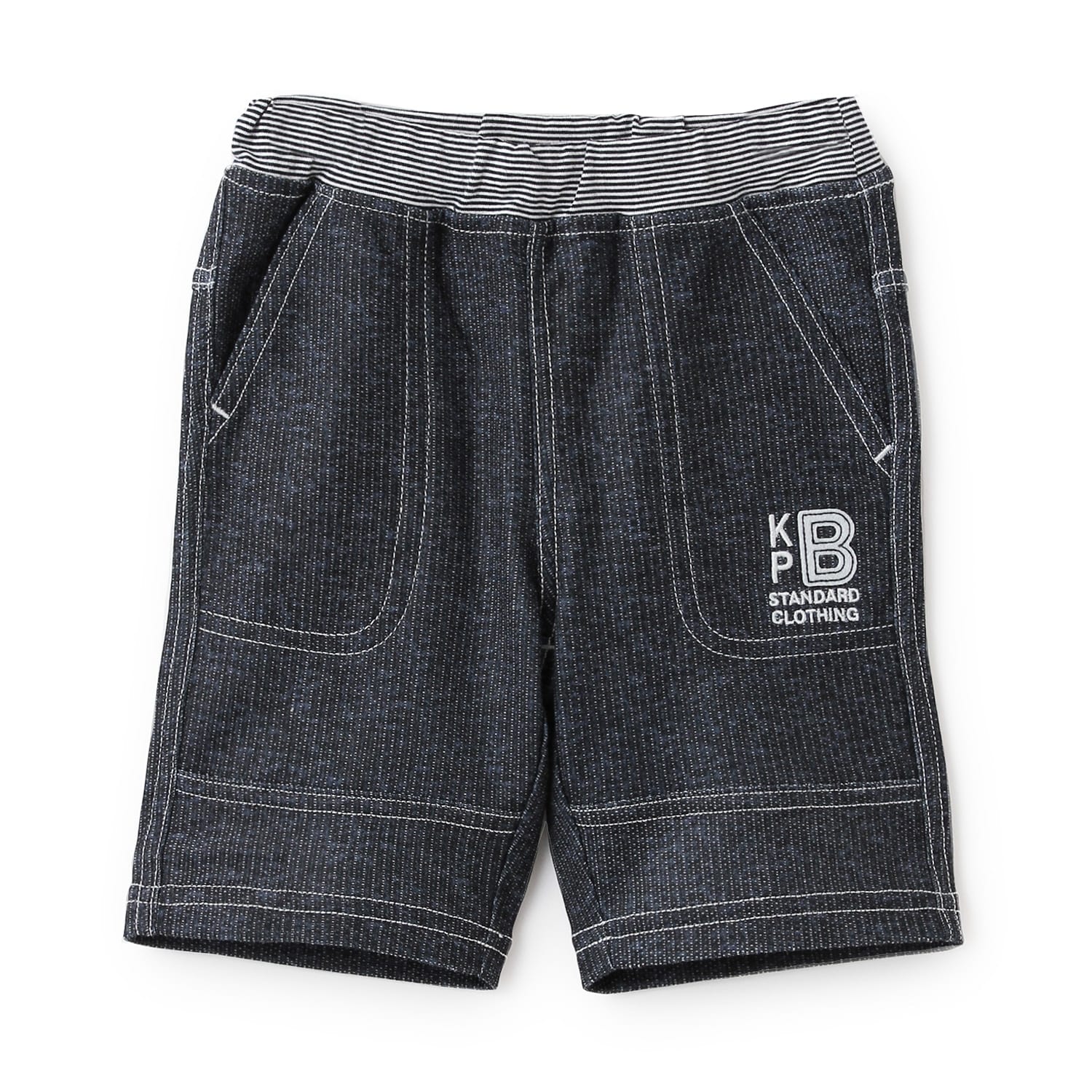 ドライメッシュ デニムプリント ハーフパンツ