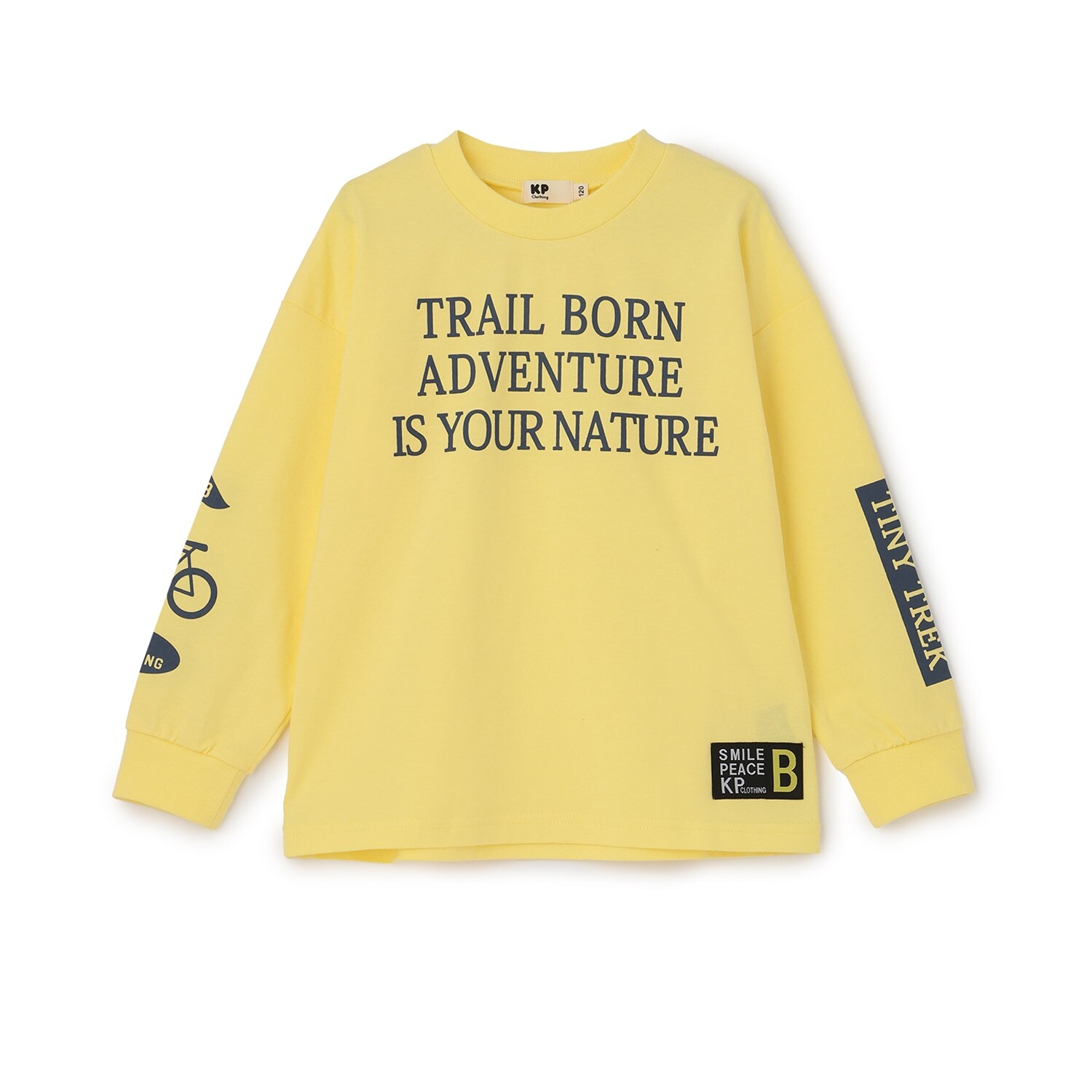 【GOOD PRICE】 ロゴプリント長袖Tシャツ