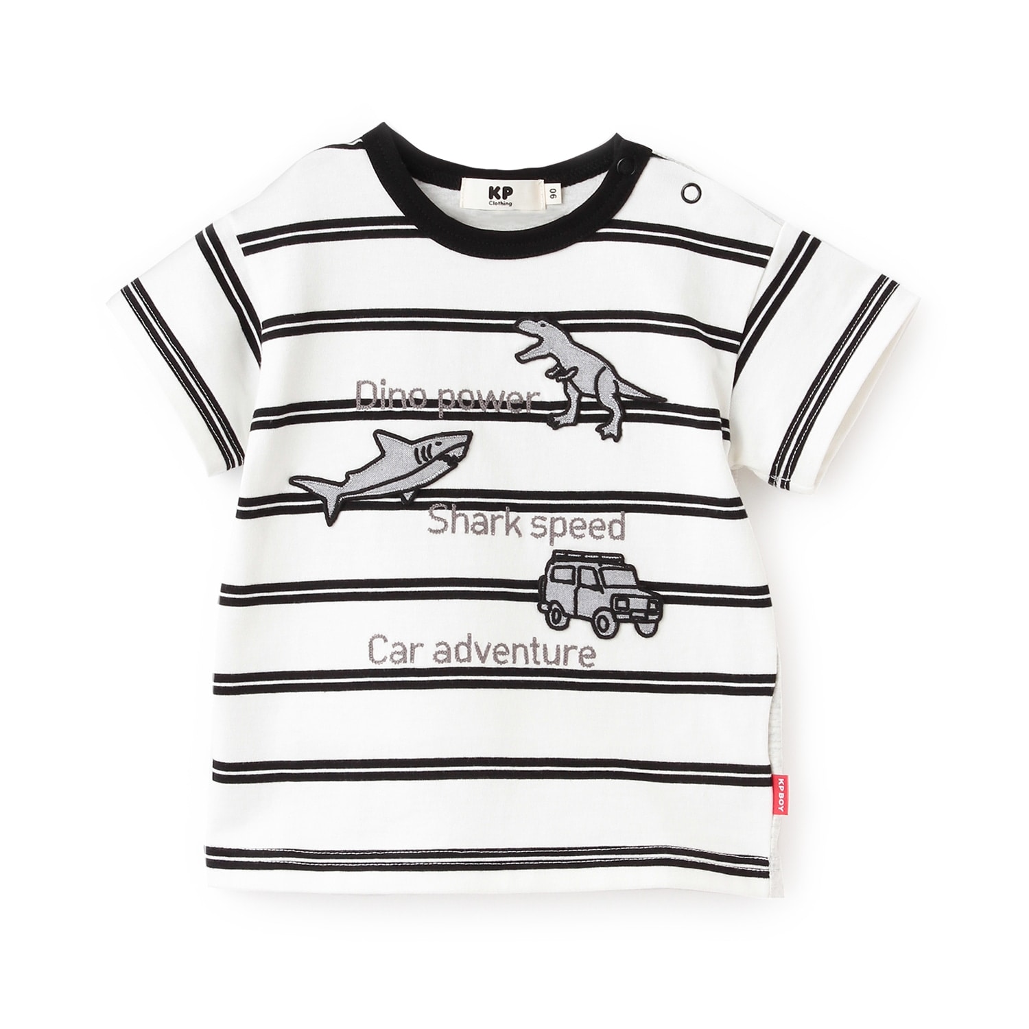 ワッペン ボーダーＴシャツ