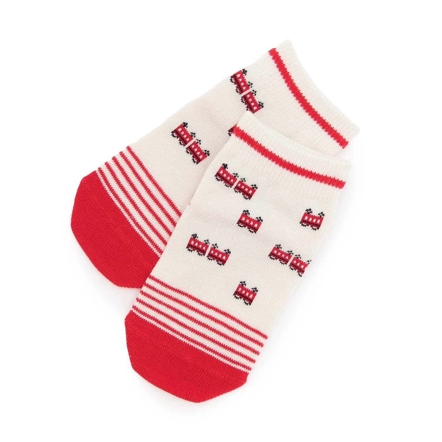 電車柄 スニーカーソックス