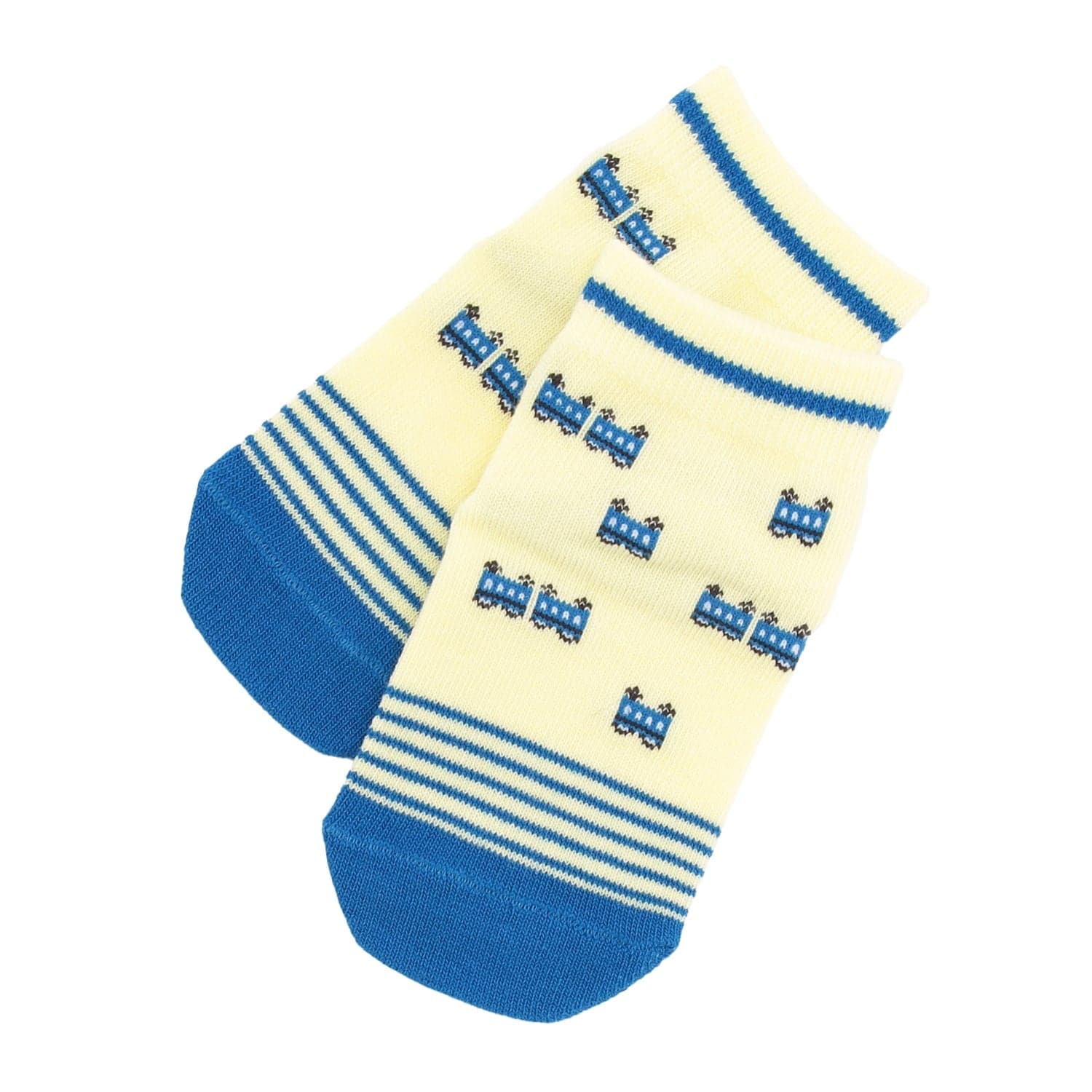 電車柄 スニーカーソックス