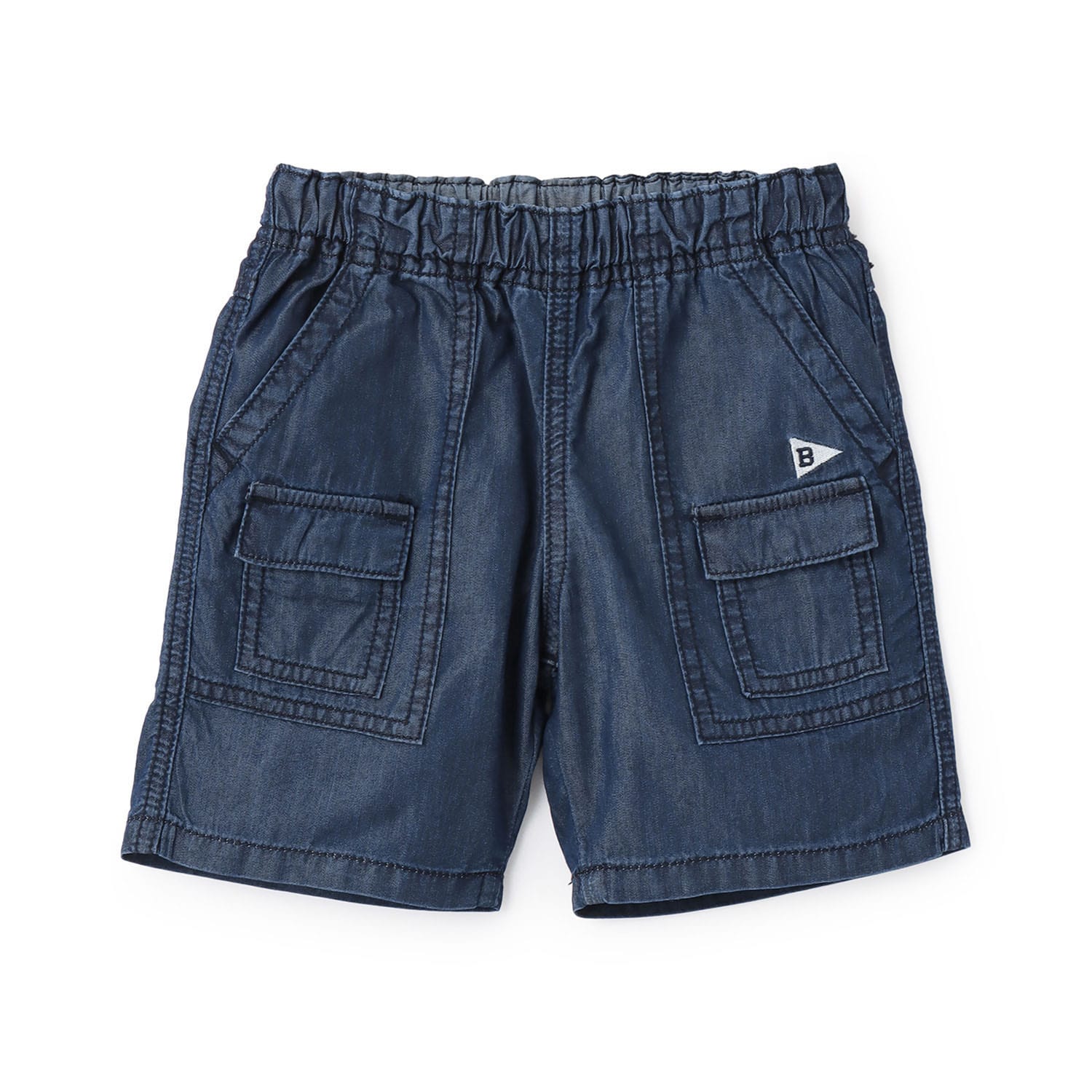 【冷感デニム】 ハーフパンツ