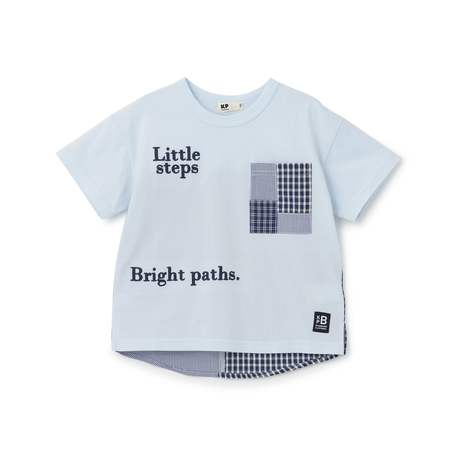 パッチワーク切り替え Tシャツ