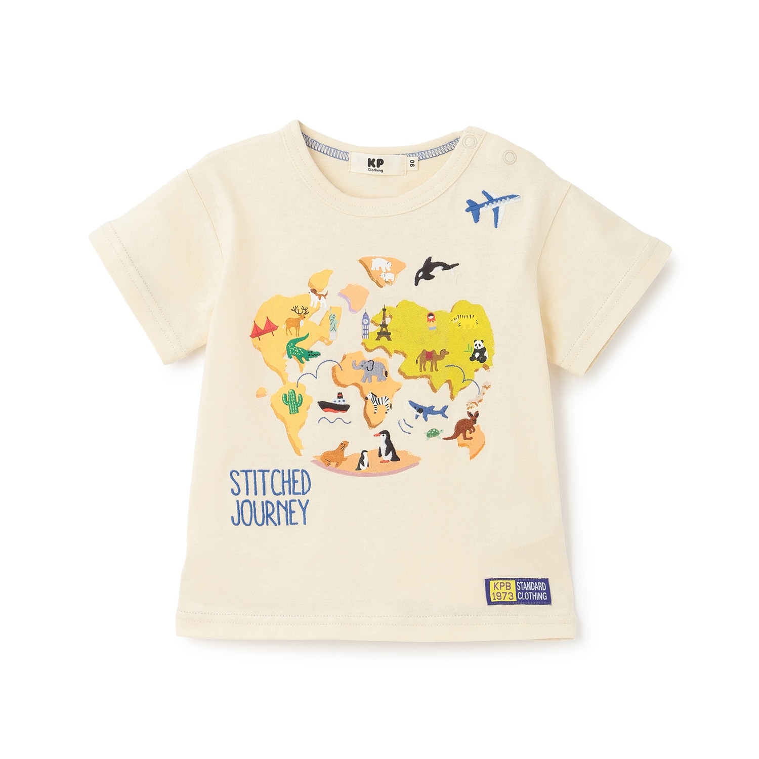 世界地図モチーフ Tシャツ