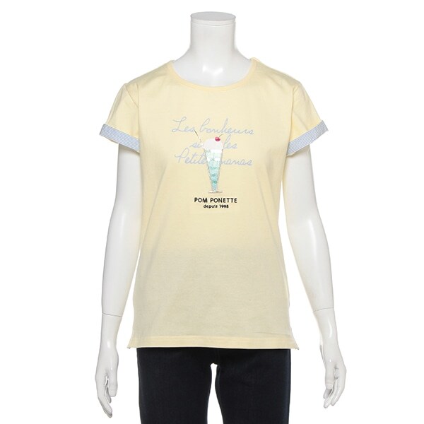 NARUMIYA ONLINE｜ナルミヤ オンラインの公式通販サイトクリームソーダTシャツ(S(140) クリーム): ジュニア