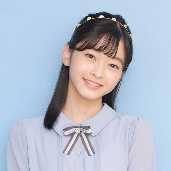 ストライプビジューリボンブローチ