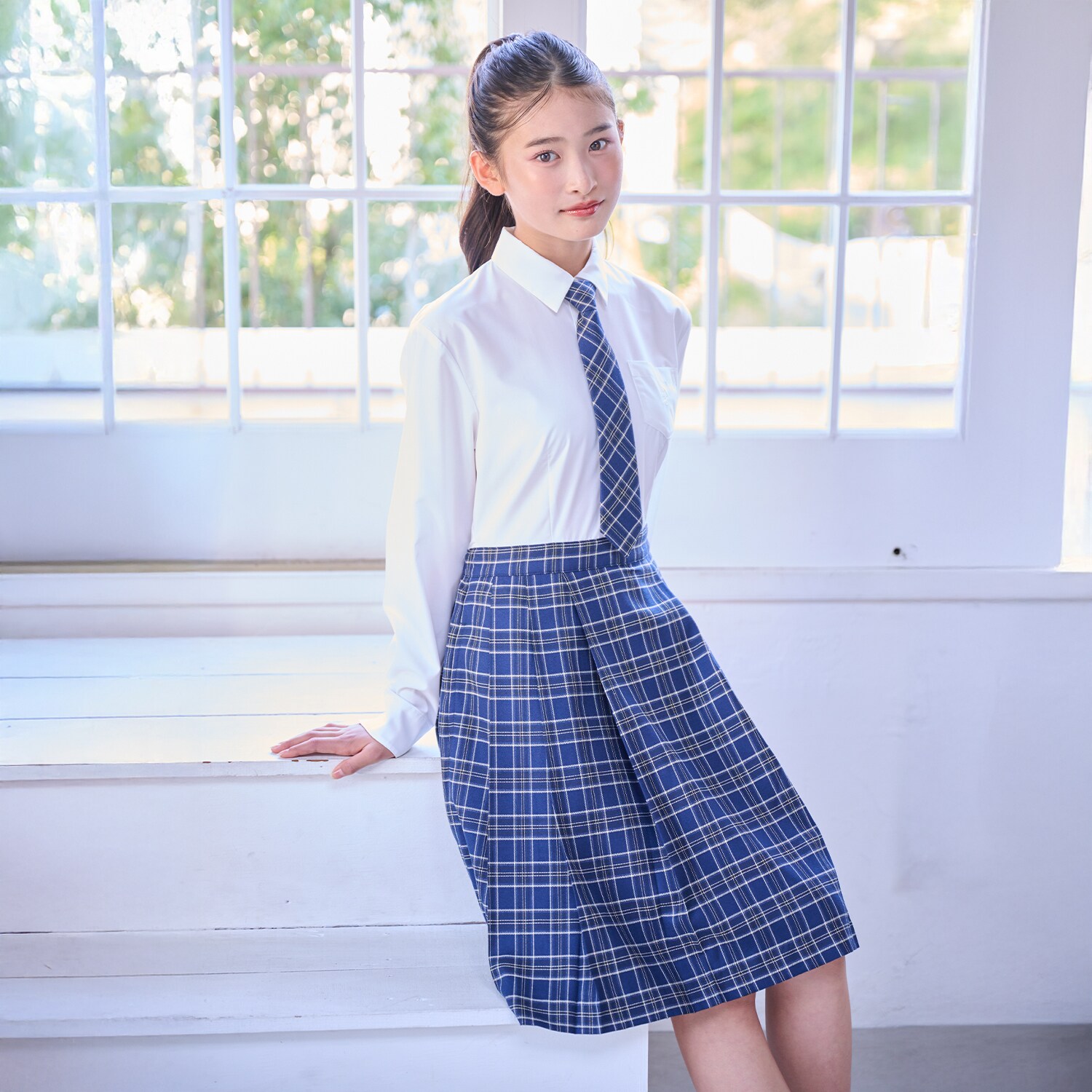 ポンポネットジュニア　ベスト付きワンピース　卒服　フォーマル　150 🌸セレモニースタイルのご紹介🌸 | ポンポネットジュニア | 大丸