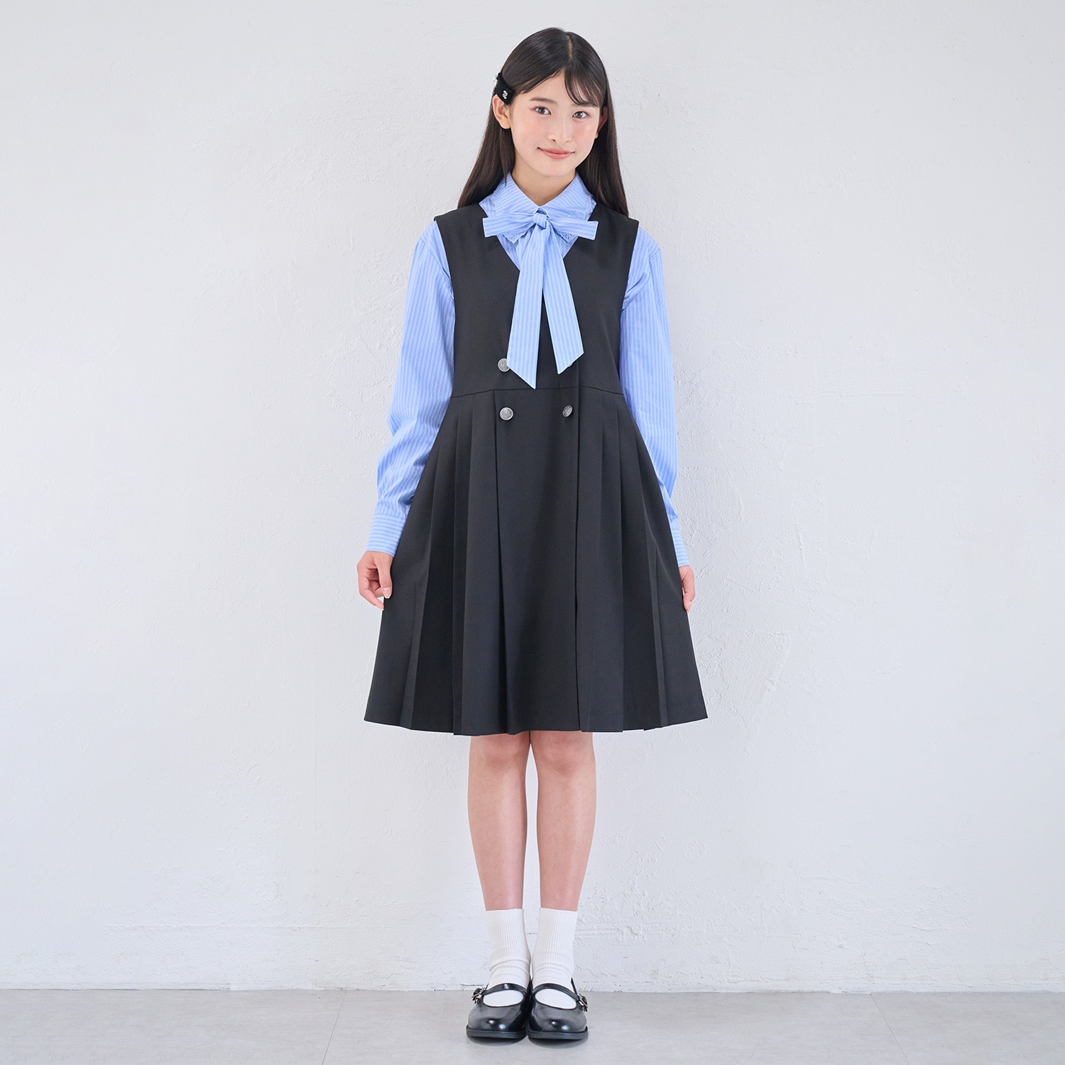 サイドプリーツジャンスカ