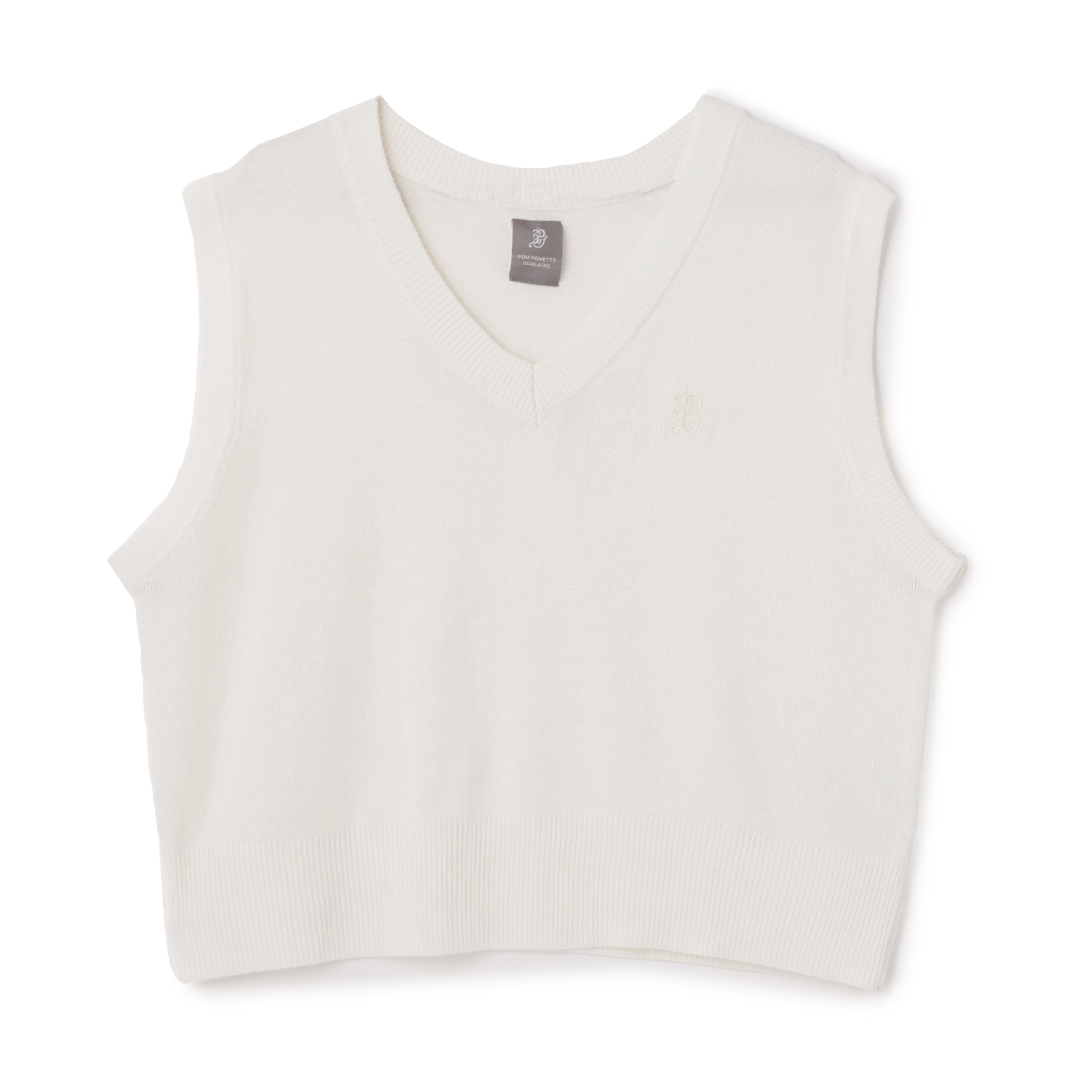 【接触冷感・抗菌防臭】Vネックニットベスト