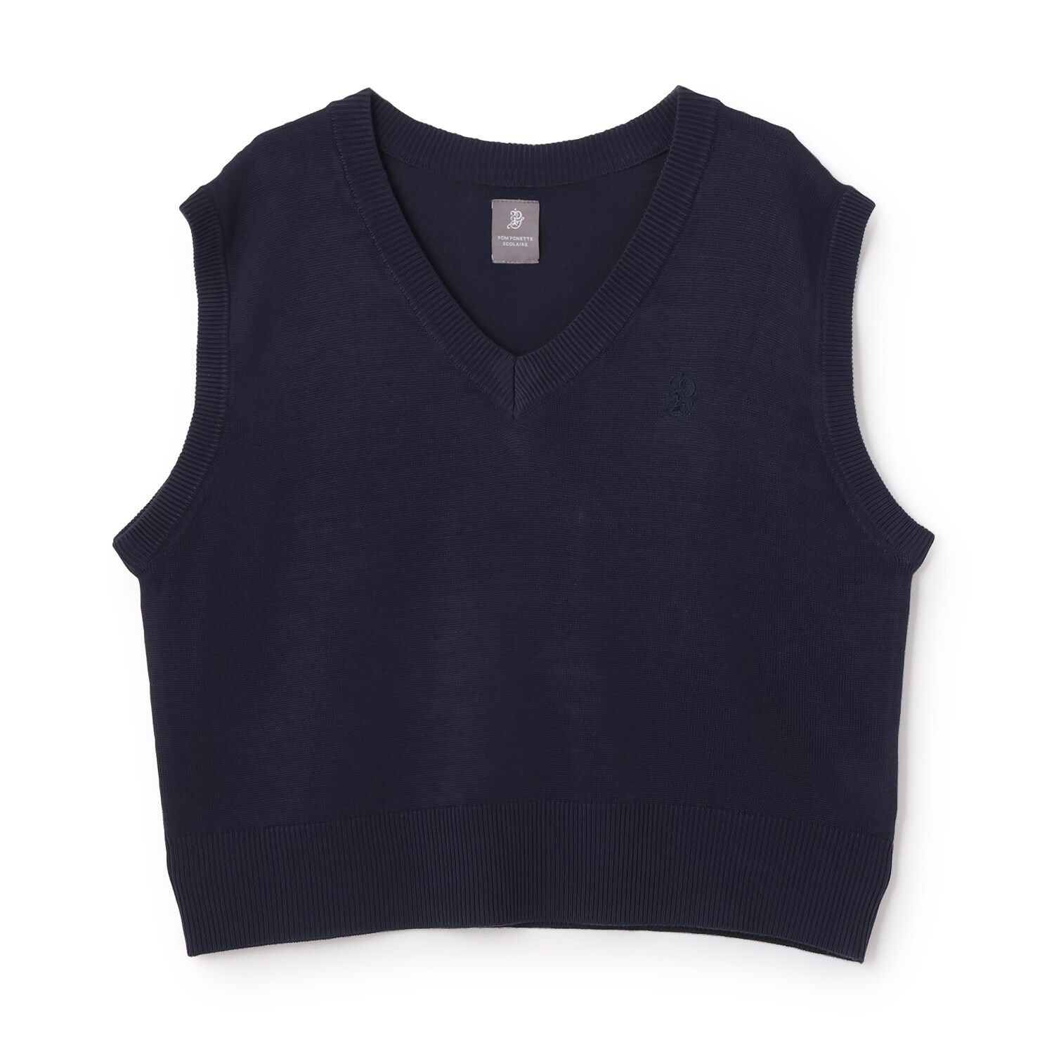 【接触冷感・抗菌防臭】Vネックニットベスト