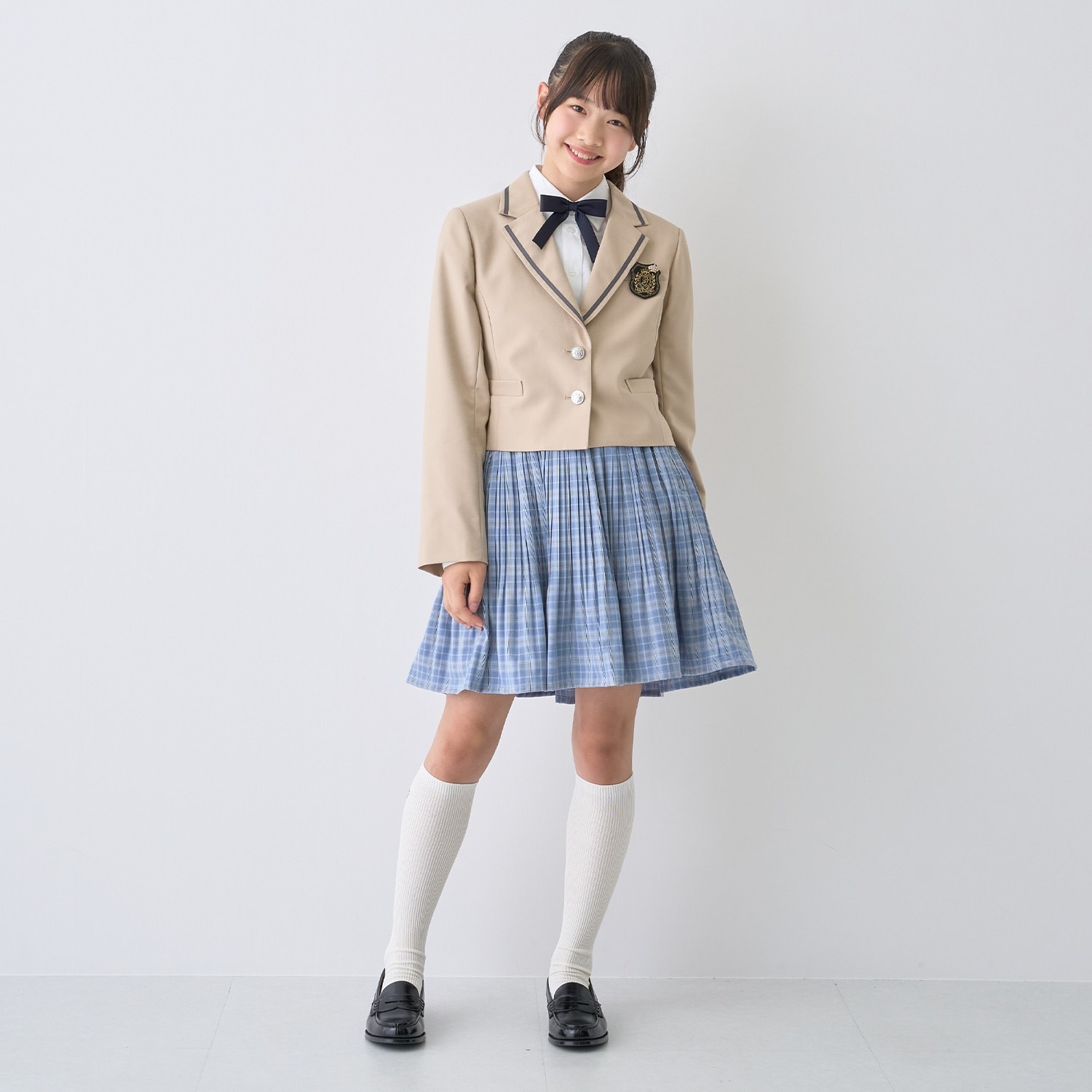 【予約商品】【卒服】【5点セット】ジャケット×プリーツスカートコーデセット