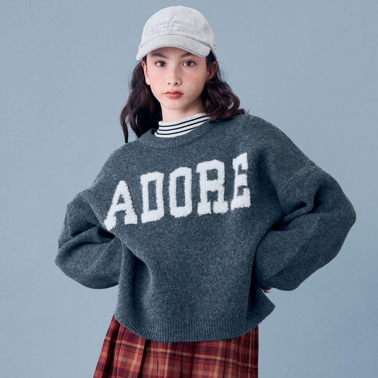 【AMI】立体ジャカードプルオーバー