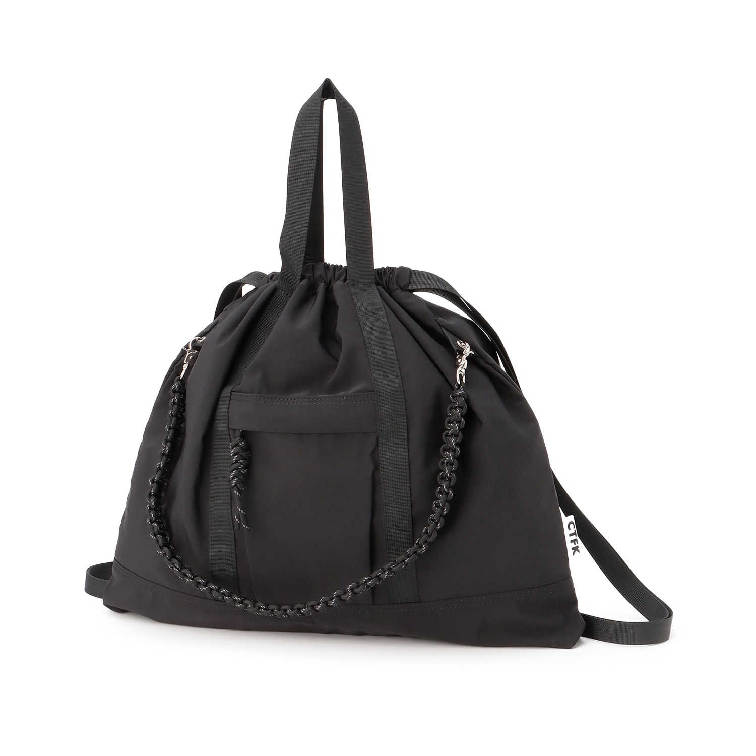 【キャセリーニ】ナイロン3WAYスクエアトート