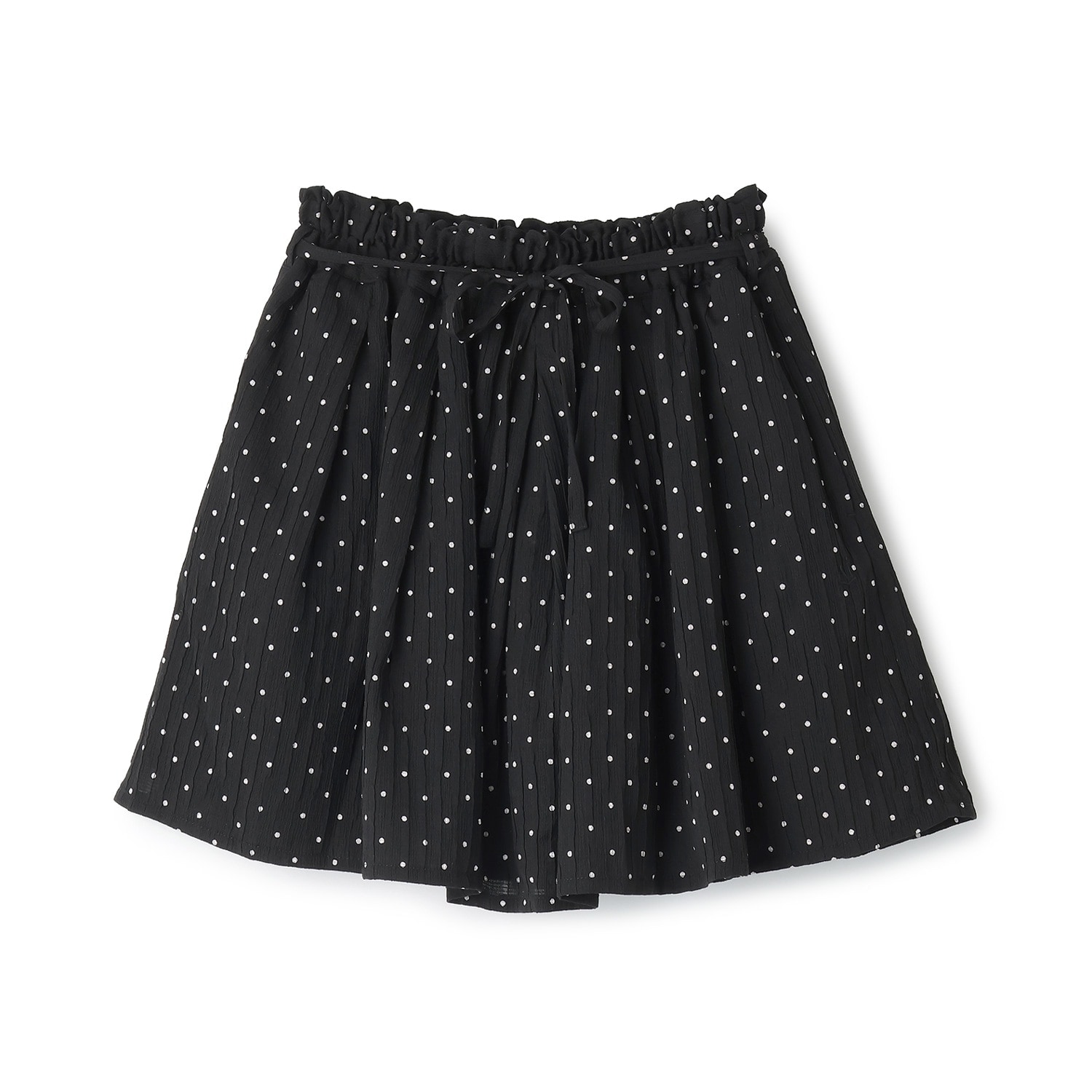 【AMI】ドットスカート×【接触冷感】インナーパンツセット