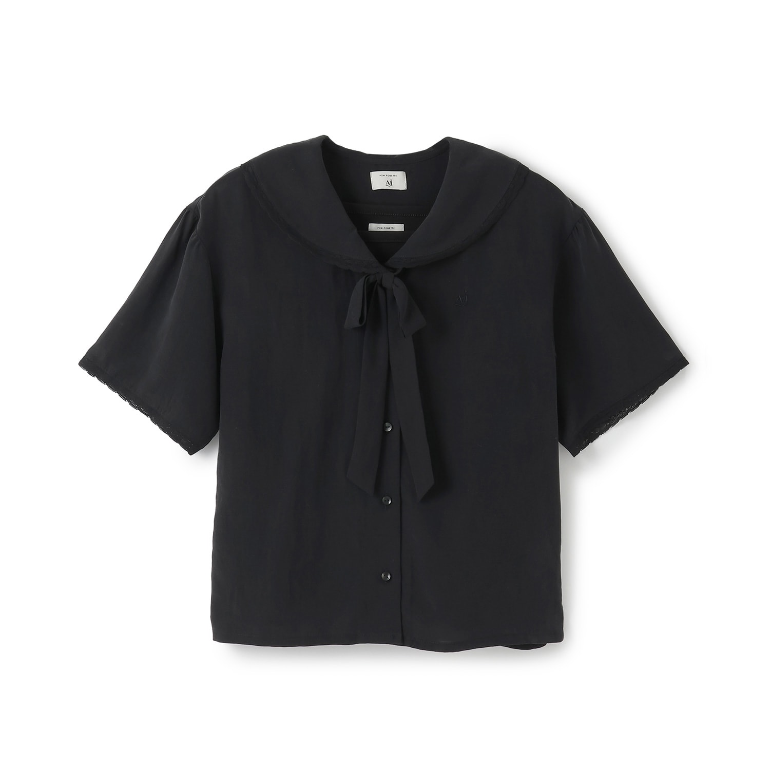 【AMI】レース使いブラウス×【接触冷感】キャミソールセット