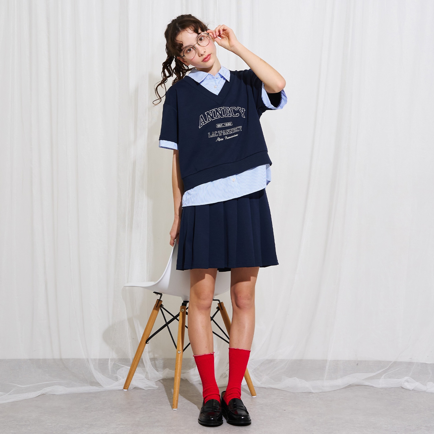 【AMI】レイヤード風セットアップ