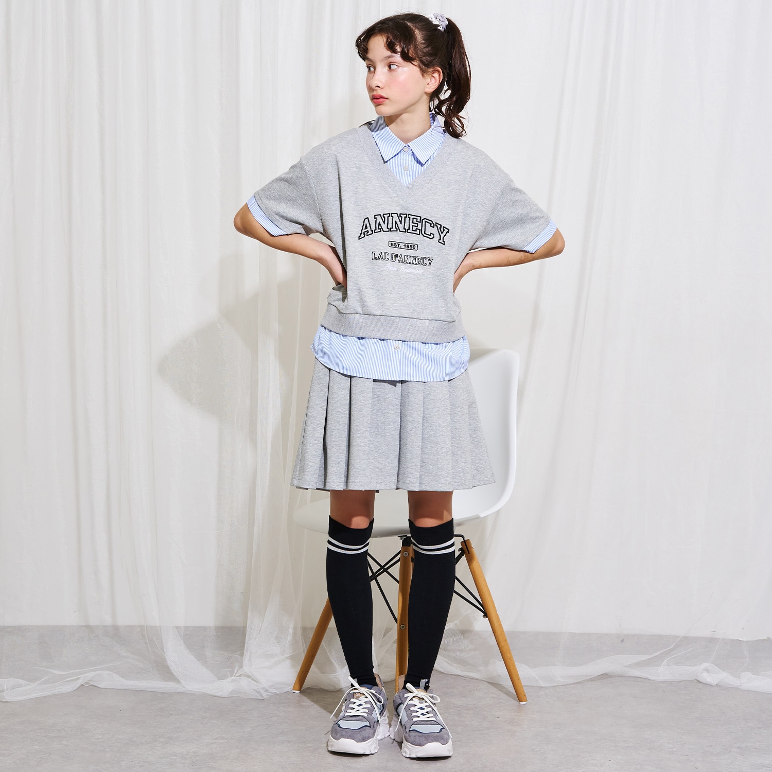 【AMI】レイヤード風セットアップ