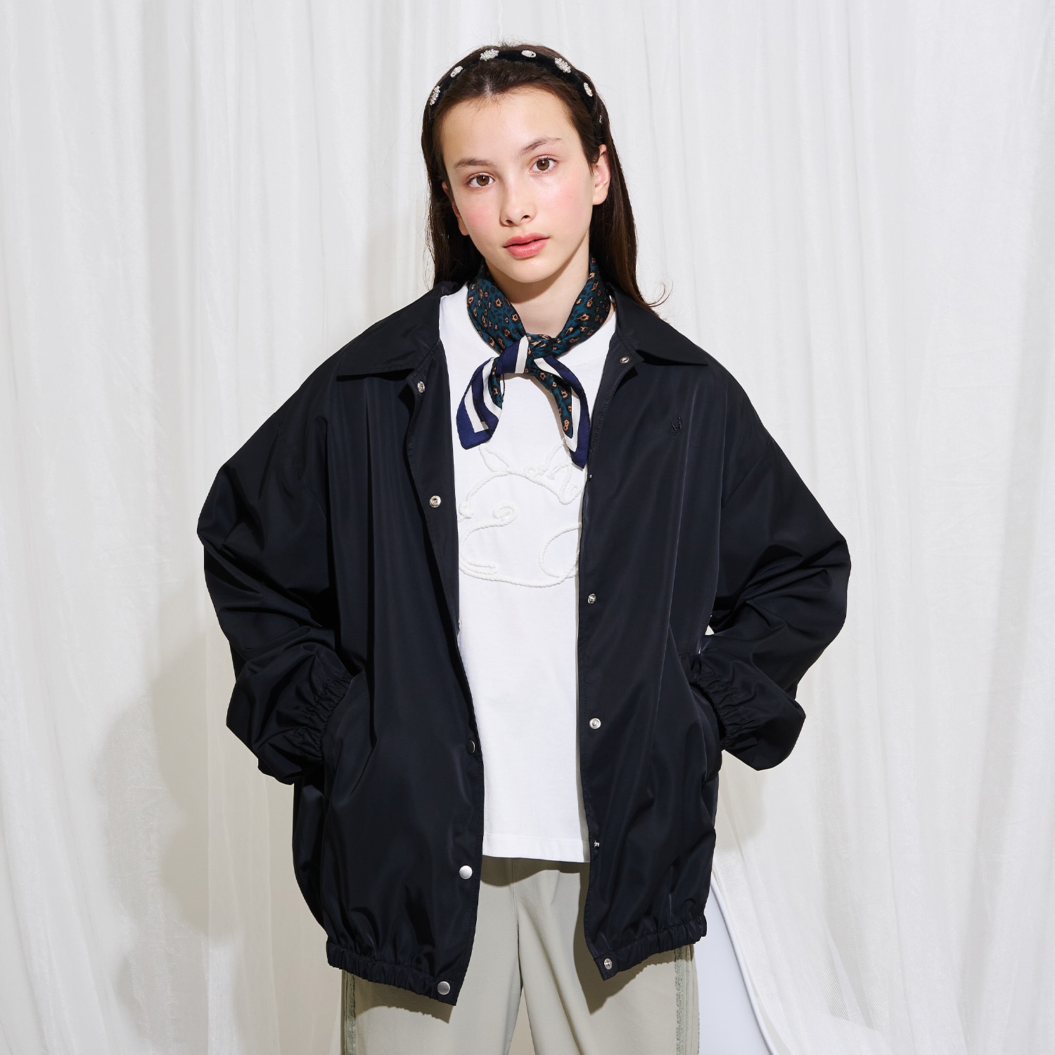 【AMI】【撥水】コーチジャケット