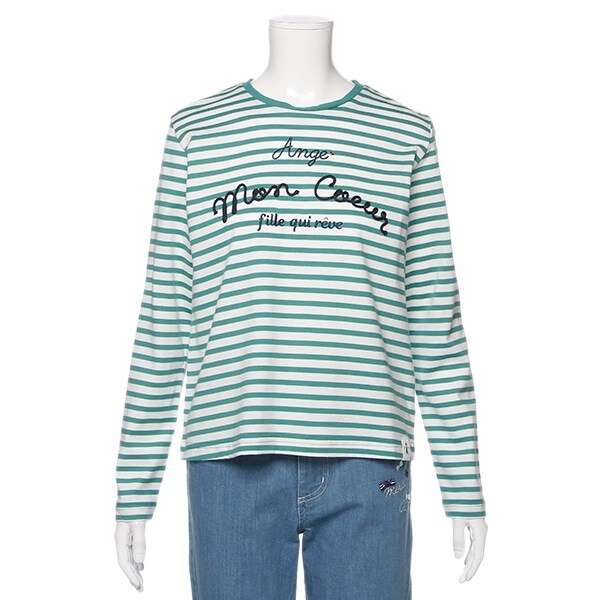 【トドラーサイズ向け】ロープロゴコットンボーダーTシャツ