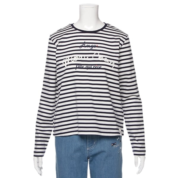 【トドラーサイズ向け】ロープロゴコットンボーダーTシャツ