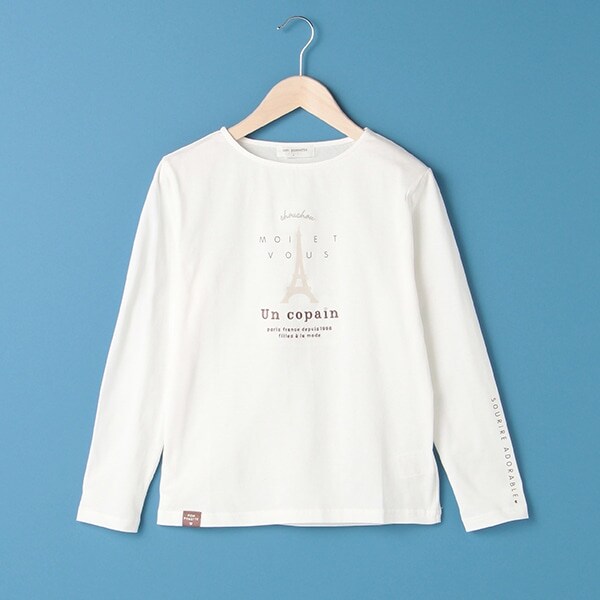 抗菌防臭 エッフェルモチーフTシャツ