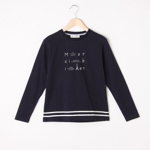 エッフェルロゴロングTシャツ