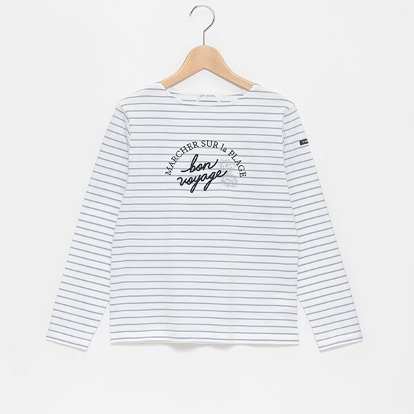 【抗菌防臭】ボーダーロングTシャツ